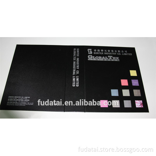 FDT customized office stationery conference folder made from paper cardboard metal ring binder